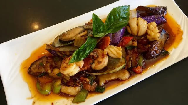 Seafood Eggplant.