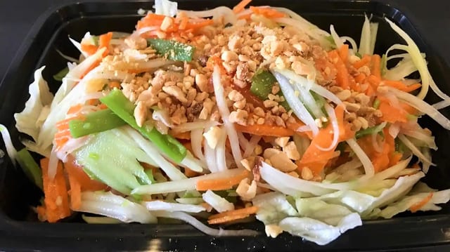 Veggie Papaya Salad.